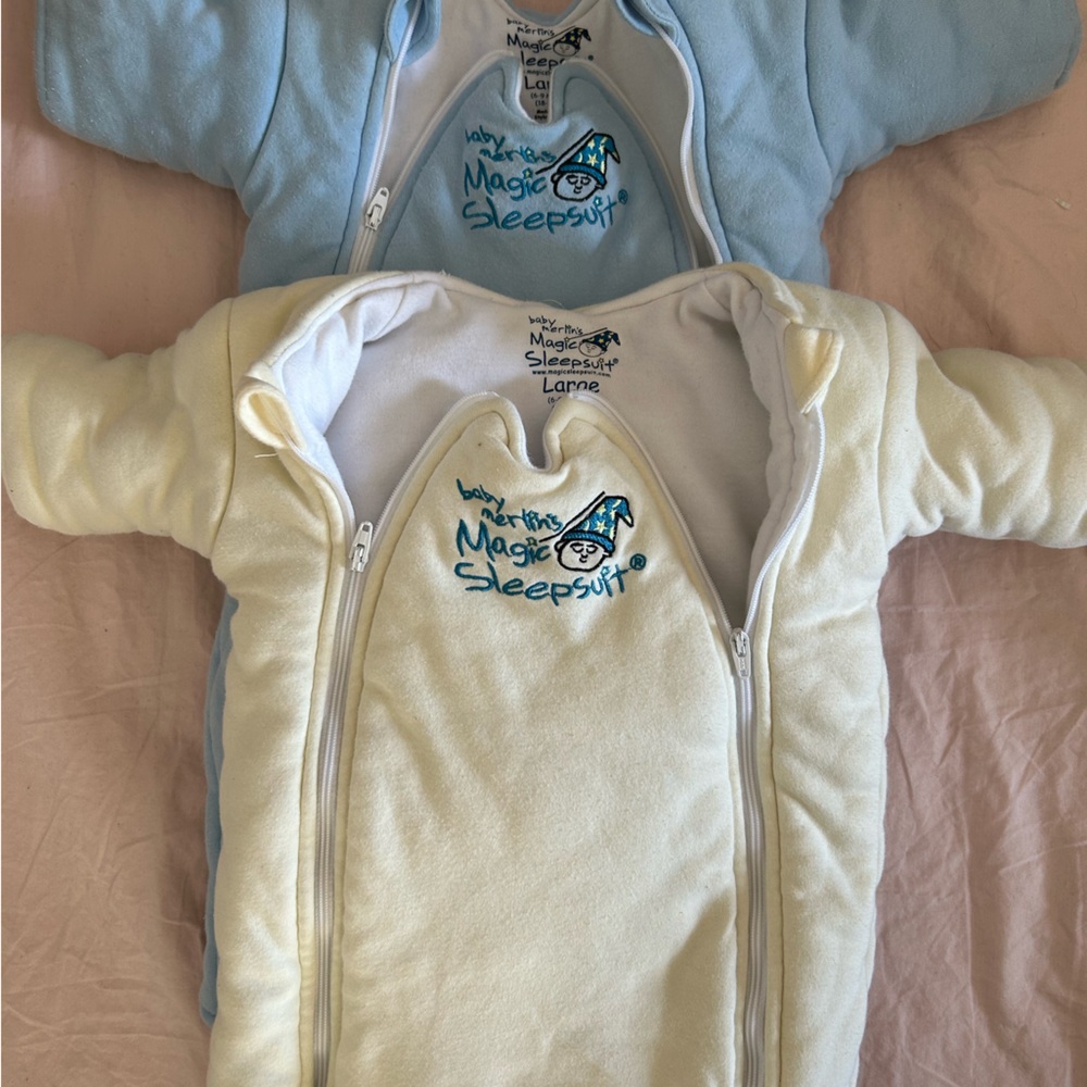 Baby Merlin’s magic sleepsuit set of two size large